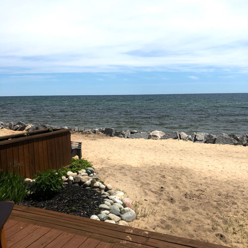 Beach View from Huron House