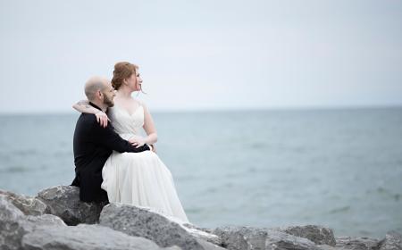 Wedding Couple on the Beach