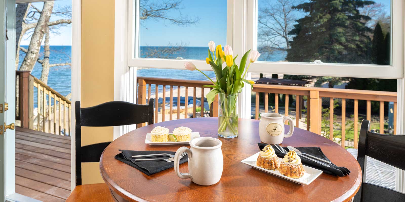 Eat on Your Private Deck...or Have Breakfast in Bed